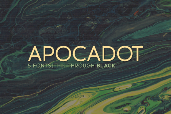 Apocadot: A Modern Typeface for Digital Marketing