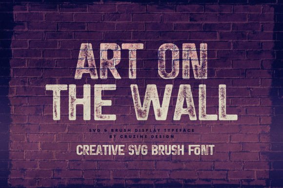 Art on the Wall: A Bold Font for Digital Marketing