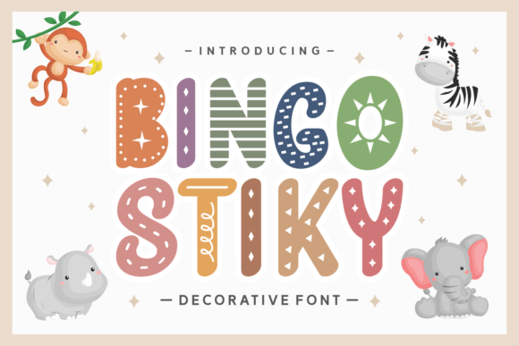 Bingo Stiky: A Playful Font for Business Branding