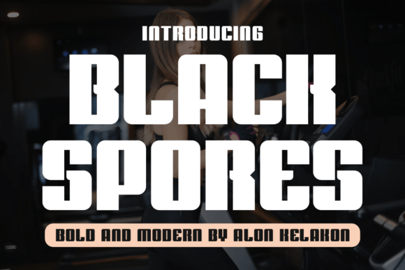 Black Spores: A Bold Font for Editorial Design