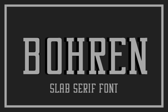 Bohren: A Bold Font for Web Design