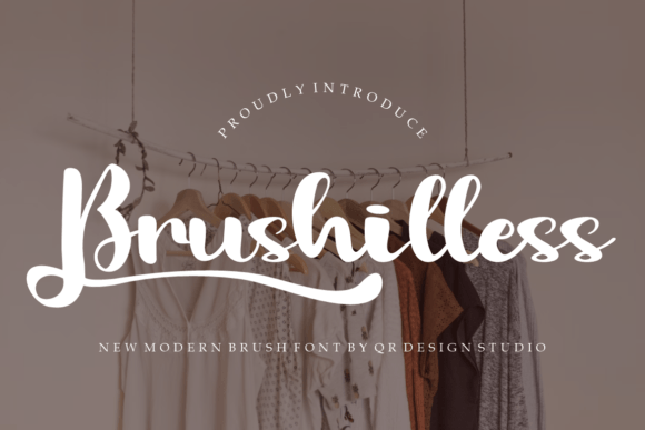 Brushilless: A Bold Handwritten Font
