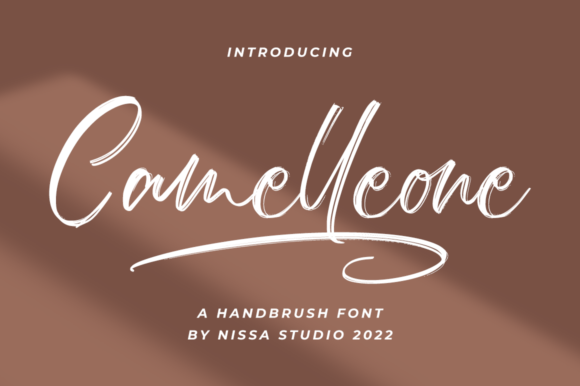 Camelleone: A Bold Handwritten Font