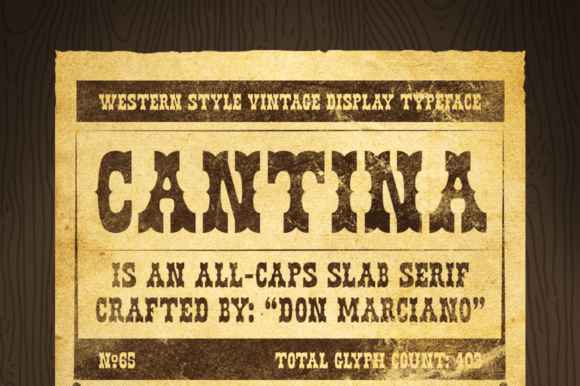 Cantina Font Review