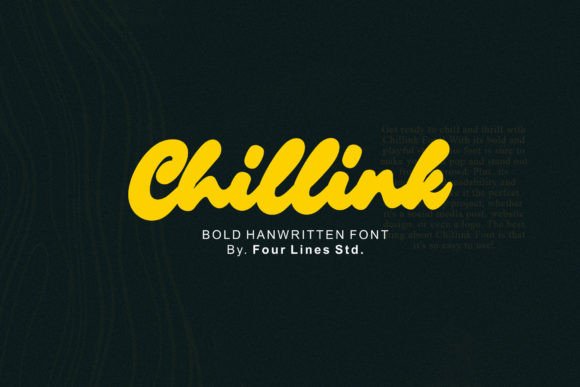 Chillink Font: Bold and Playful