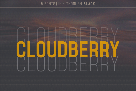 Cloudberry: A Font for Creative Campaigns