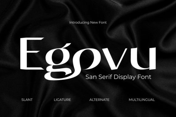 Egovu: A Bold Sans Serif Font for Creators