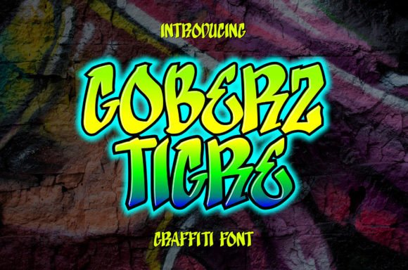 Goberz Tigre Font for Creative Makers