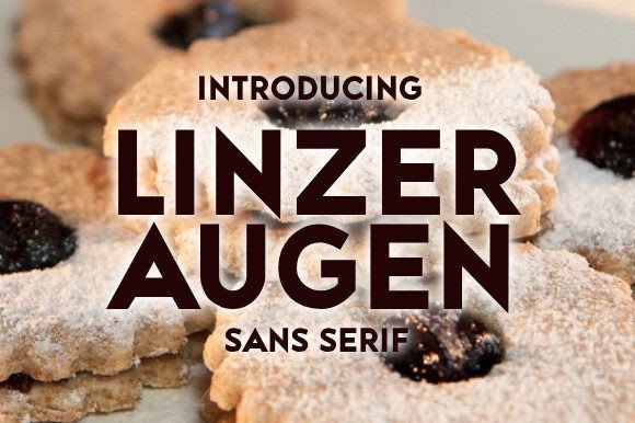 Linzer Augen: A Bold Typographic Statement