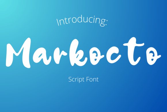Markocto: A Bold Script for Web Design