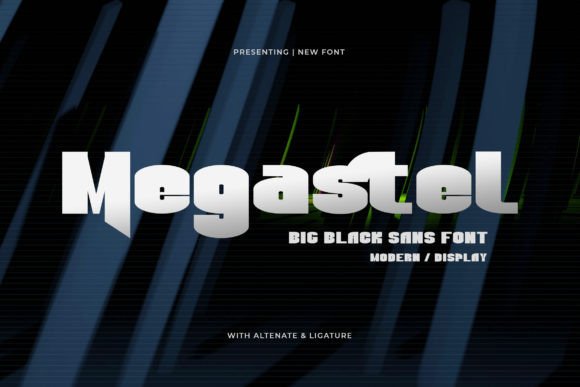 Megastel: A Bold Sans for Creative Projects