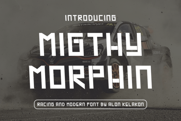 Migthy Morphin Font for Editorial Design