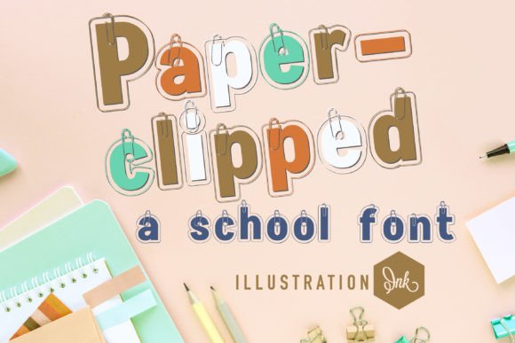 Paperclipped: A Bold Font for Impactful Campaigns