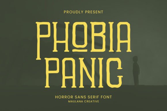 Phobia Panic: A Bold Font for Impactful Campaigns