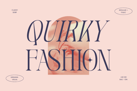 Quirky Fashion: A Font for Bold Campaigns