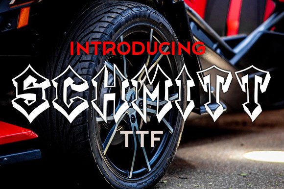 Schmitt Font: Bold Blackletter for Creative Branding