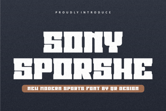 Sony Sporshe: A Bold Slab Serif