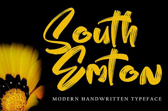 South Emton: A Bold Script for Editorial Design