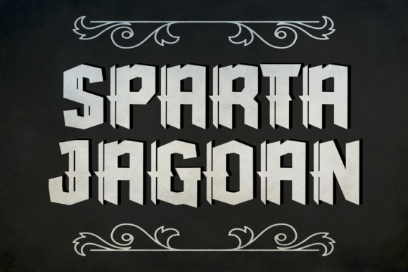 Sparta Jagoan: A Bold Blackletter Choice