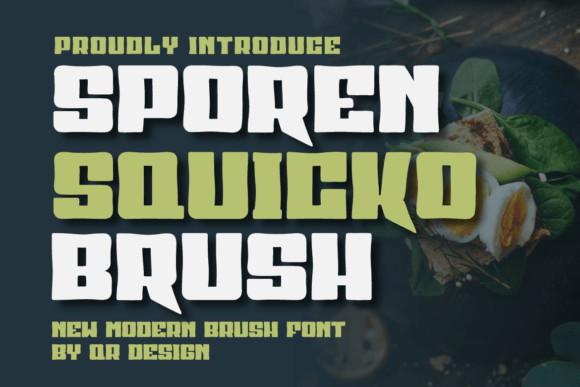 Sporen Squicko Brush Font
