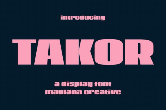 Takor: A Bold Font for Impactful Campaigns