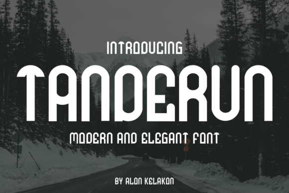 Tanderun: A Bold Serif Font for Campaigns