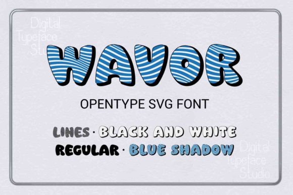 Wavor: A Bold Font for Editorial Design