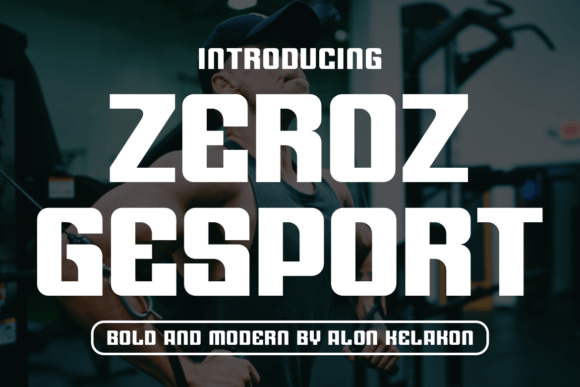 Zeroz Gesport Font for Crafters