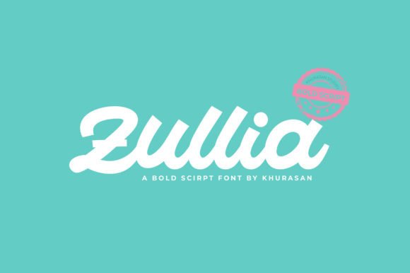Zullia: A Script Font for Real-World Design